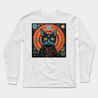 Tarot Cat Deity Long Sleeve T-Shirt